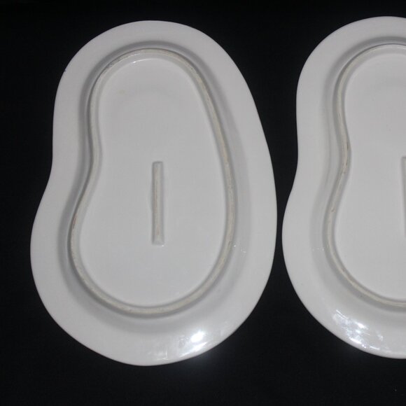 Pair of Snack Plates | Vintage Sandwich Plates | His and Hers - Picture 6 of 7